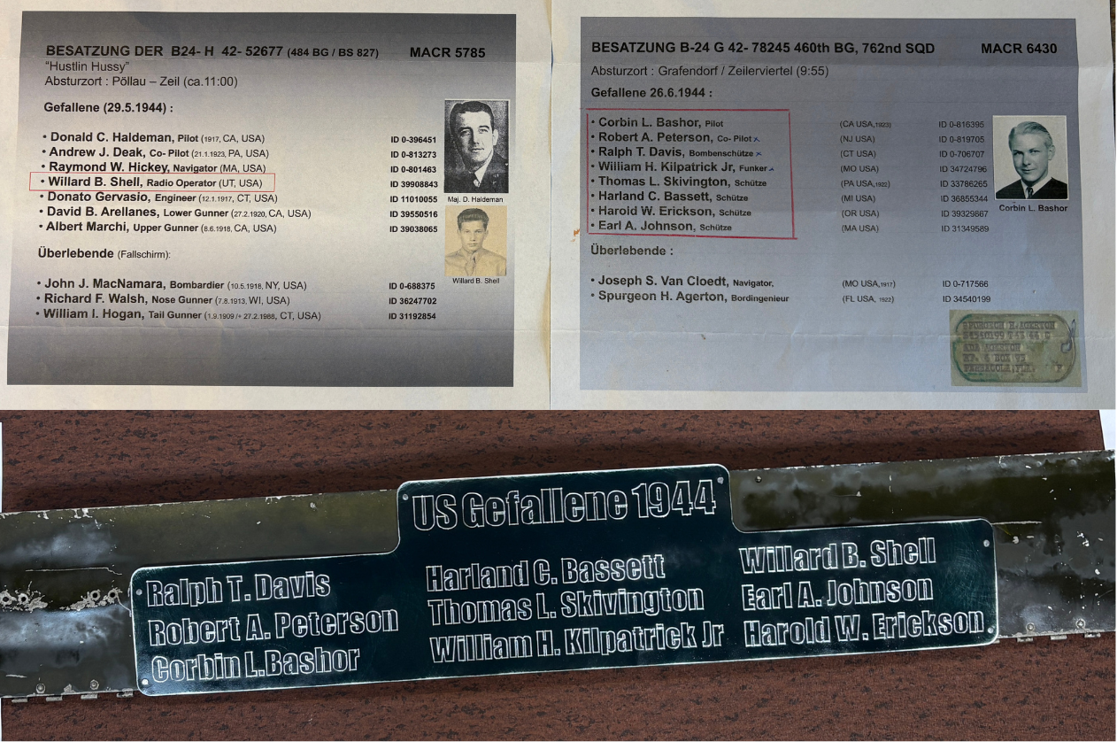 Gedenktafel - US-Gefallene